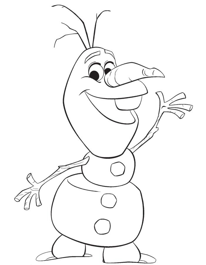 Christmas coloring pages: For kids looking for a familiar face, try this Olaf Coloring Page at Nest of Posies. 