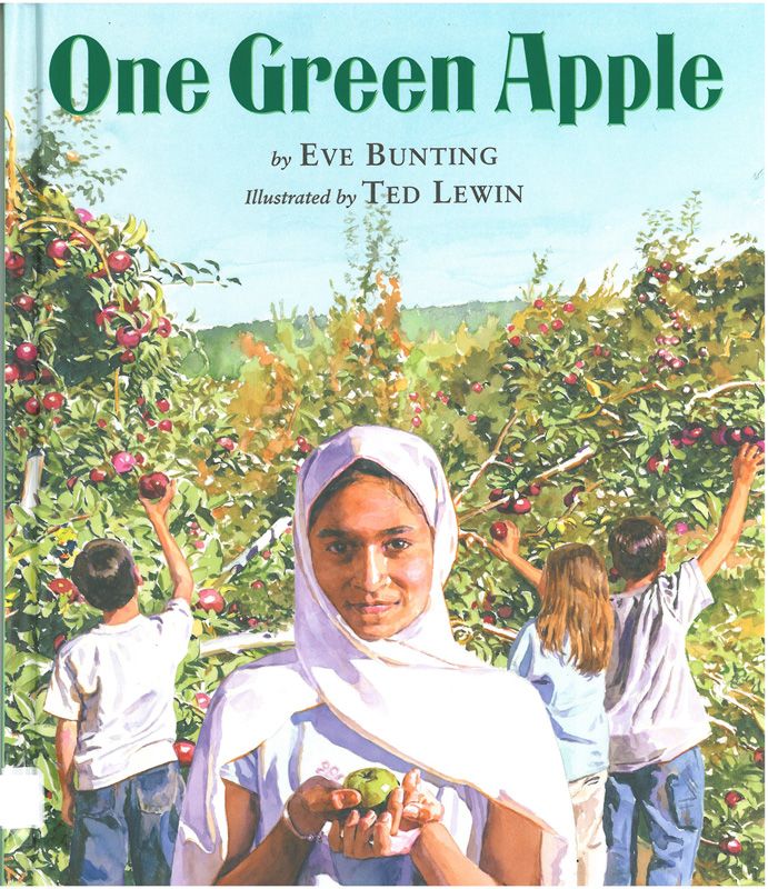 Children's books about immigration: One Green Apple by Eve Bunting