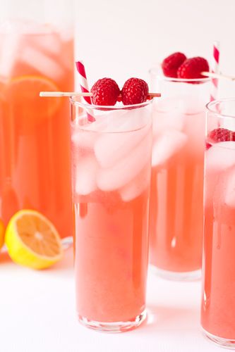 Best Summer Fruity Cocktail Recipes at Cool Mom Picks | Raspberry Lemonade at My Baking Addiction