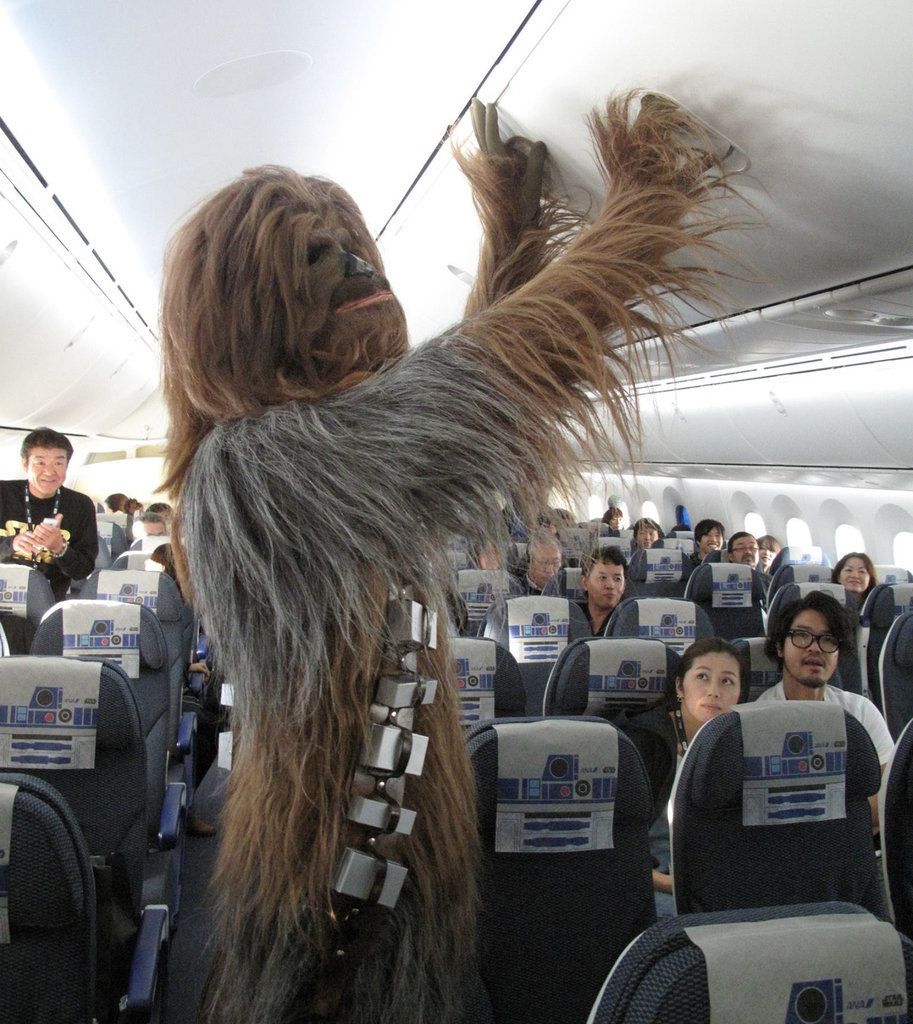 Star Wars guide: Star Wars airplane at All Nippon Airway