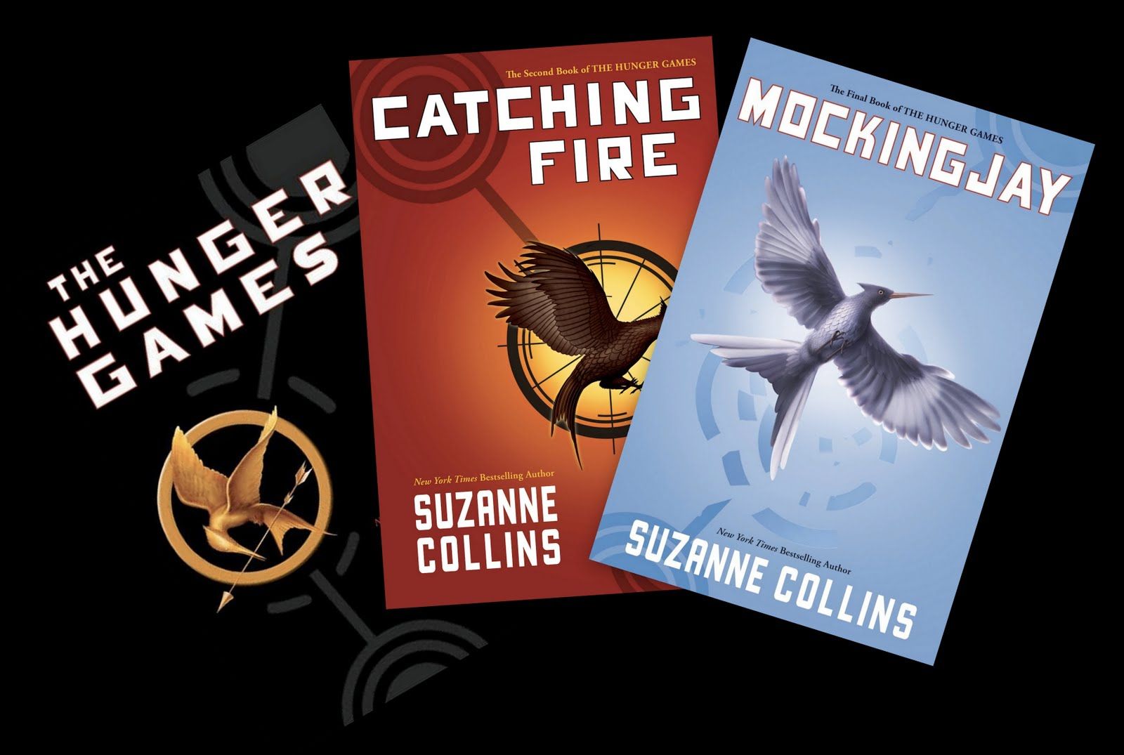 Dystopian novels for tweens and teens: The Hunger Games trilogy by Suzanne Collins