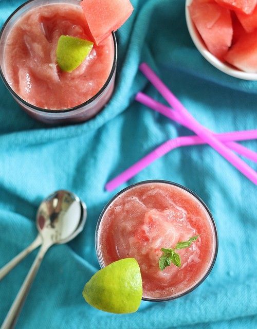Watermelon recipes: Try this fruity, much healthier version of the Wendy's frosty. | Running to the Kitchen