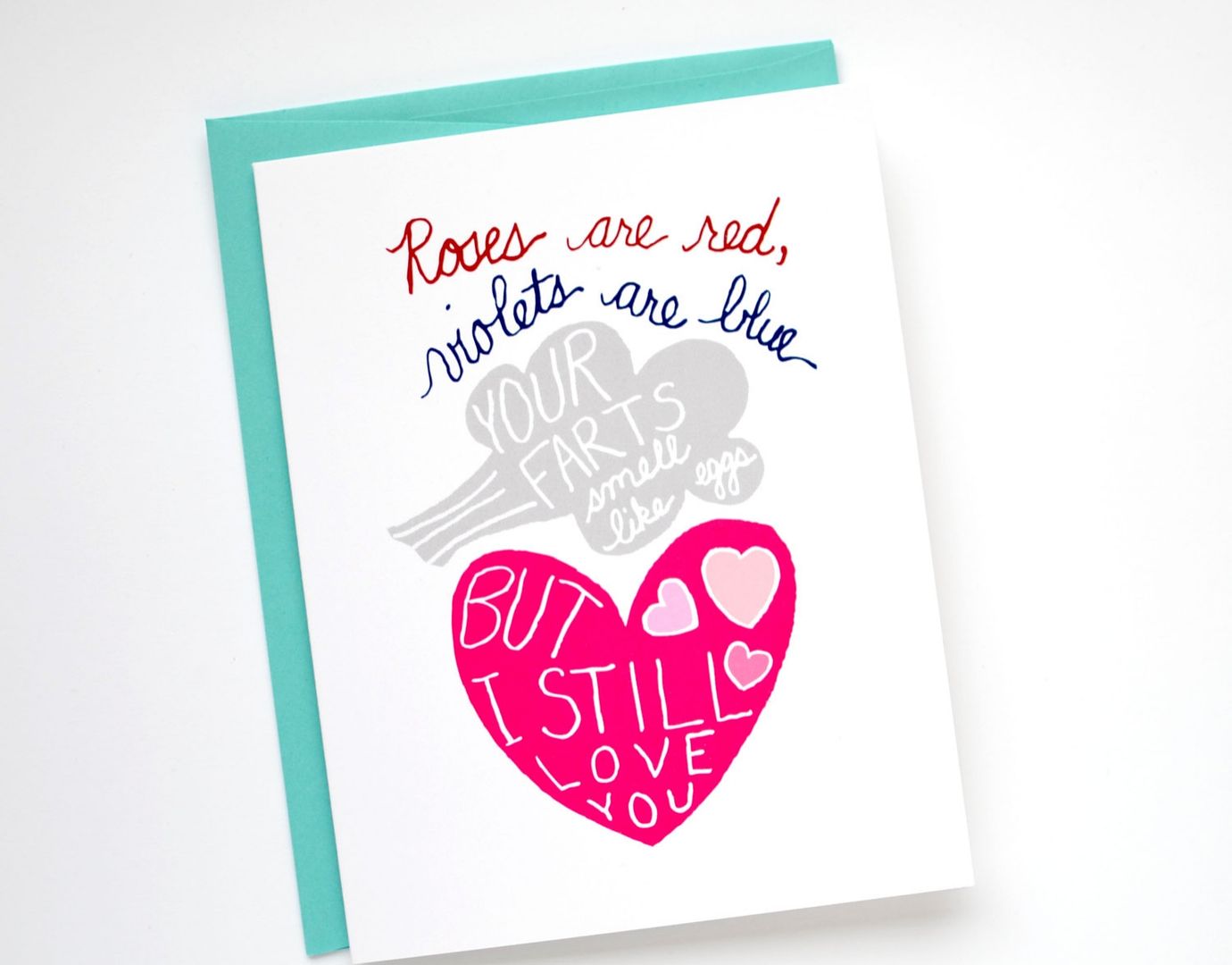 Funny Valentine's Day cards: Roses Are Red by Row House 14