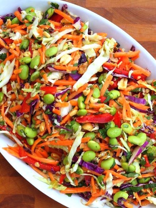 A favorite side salad for a picnic menu: Asian Slaw | Once Upon a Chef