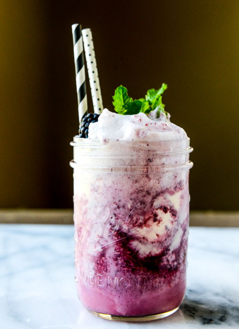 Ice Cream Floats: This Blackberry Soda Float is worth fighting the briars for! (Or just driving to the grocery). | The Pioneer Woman