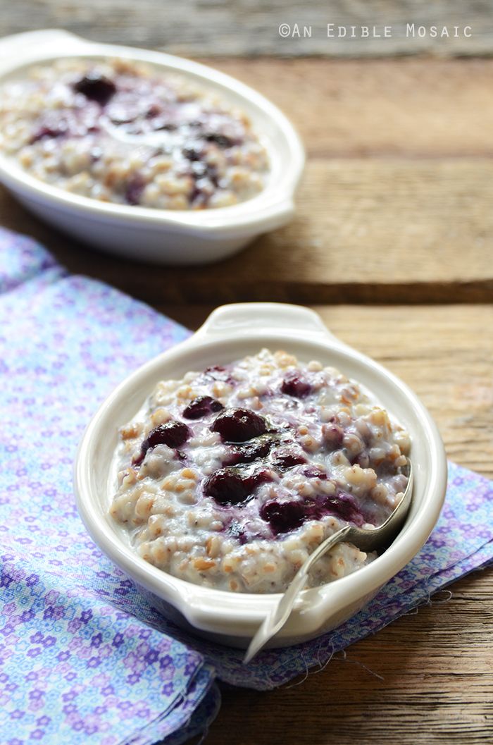 Creamy Wheatberry Porridge | An Edible Mosaic| Food blogs to follow in 2015