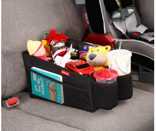 Diono Travel Pal keeps the backseat organized, as much as possible | Cool Mom Tech