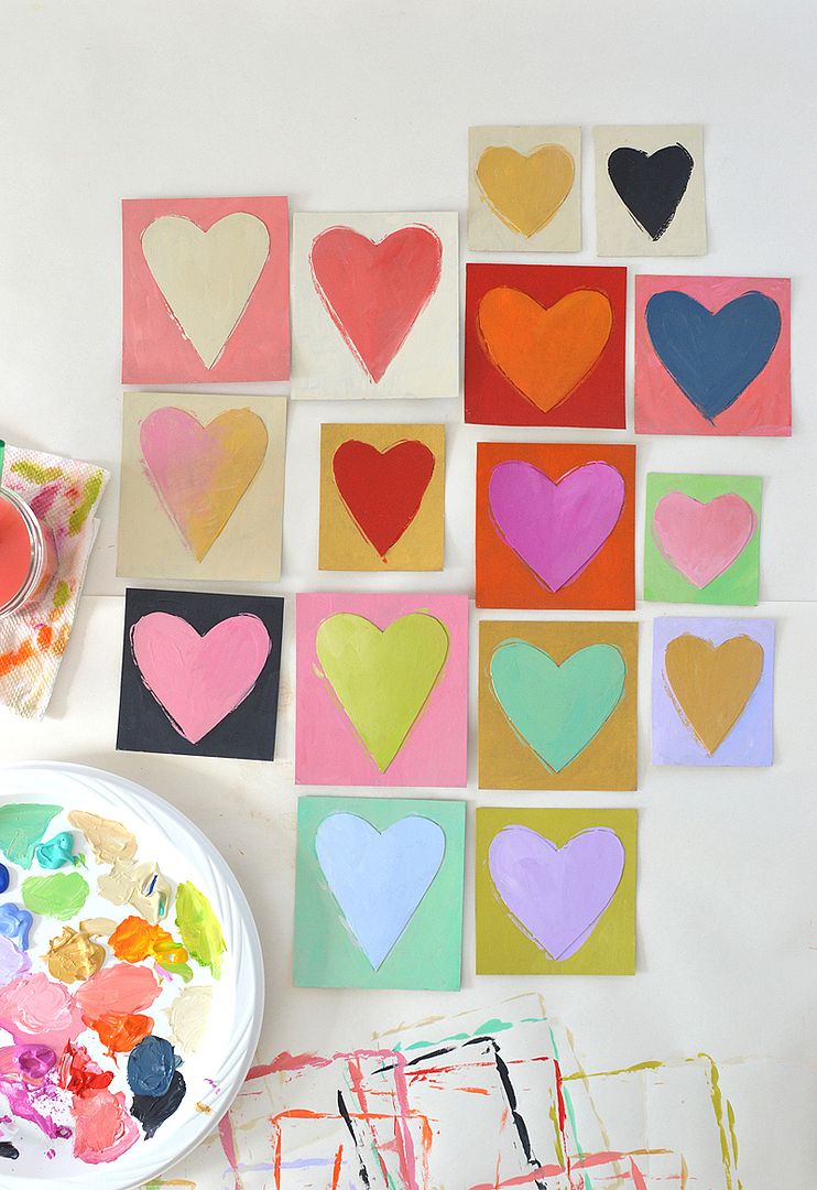 Easy Valentine's Day crafts for kids: You almost definitely have all the supplies you need in your house right now for these lovely Cardboard Hearts from Cereal Boxes at Art Bar Blog. 