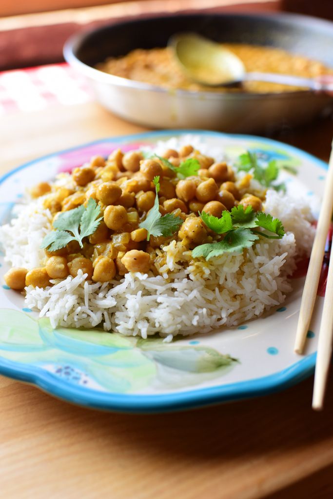 Pantry dinner recipes: I always have the ingredients for this Chickpea Curry recipe at The Pioneer Woman ready to go!
