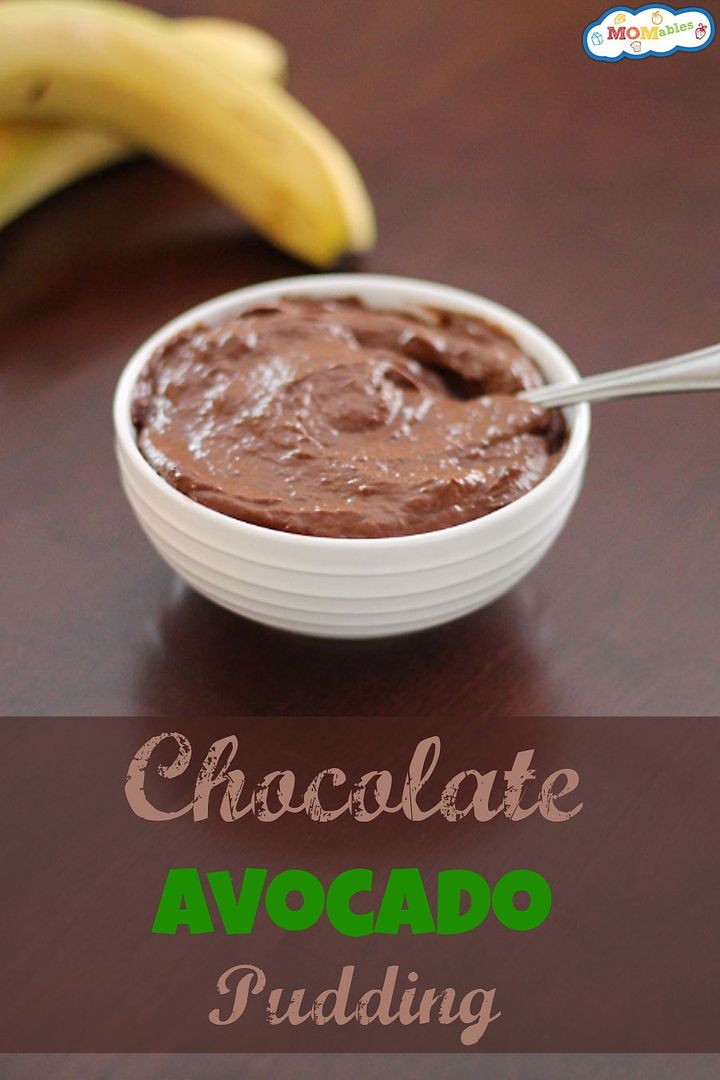 No-sugar-added after school snacks: Capitalize on those natural sugars with this Chocolate Avocado Pudding from Momables. So yummy! 