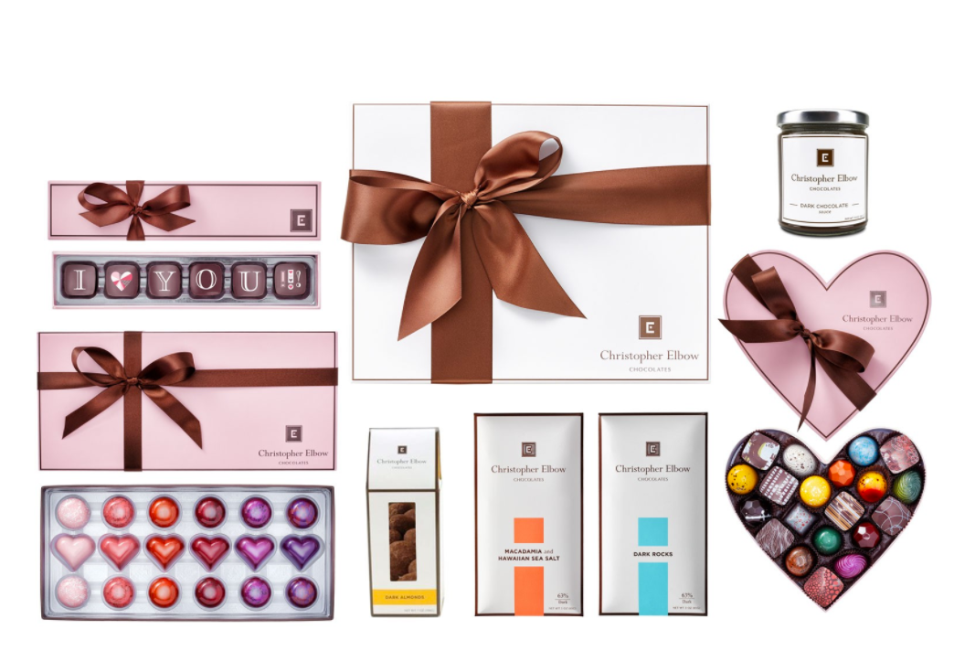 Fancy Valentine's Day chocolate boxes: The exquisite Christopher Elbow chocolate mega-box.