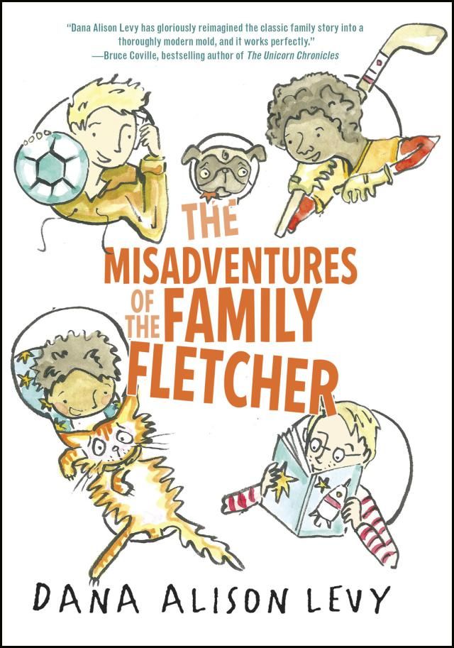 Children's books that celebrate LGBT families: The Misadventures of the Family Fletcher by Dana Alison Levy 