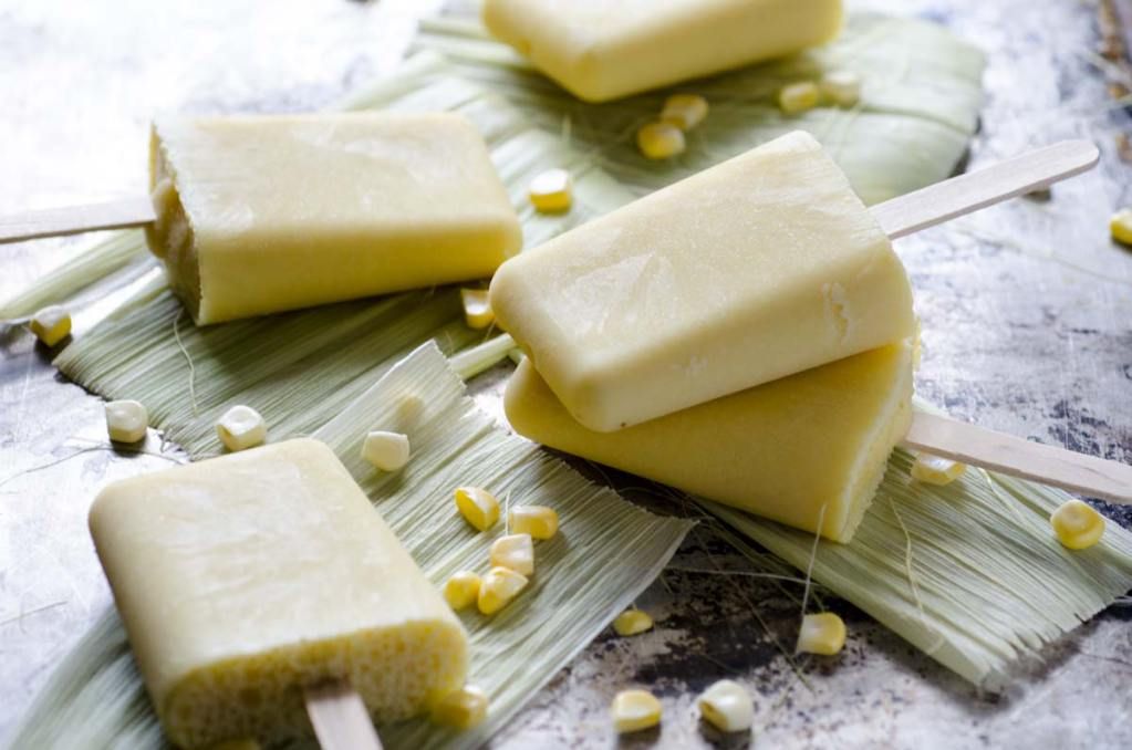 Desserts with vegetables: Corn Paletas | Dora's Table 