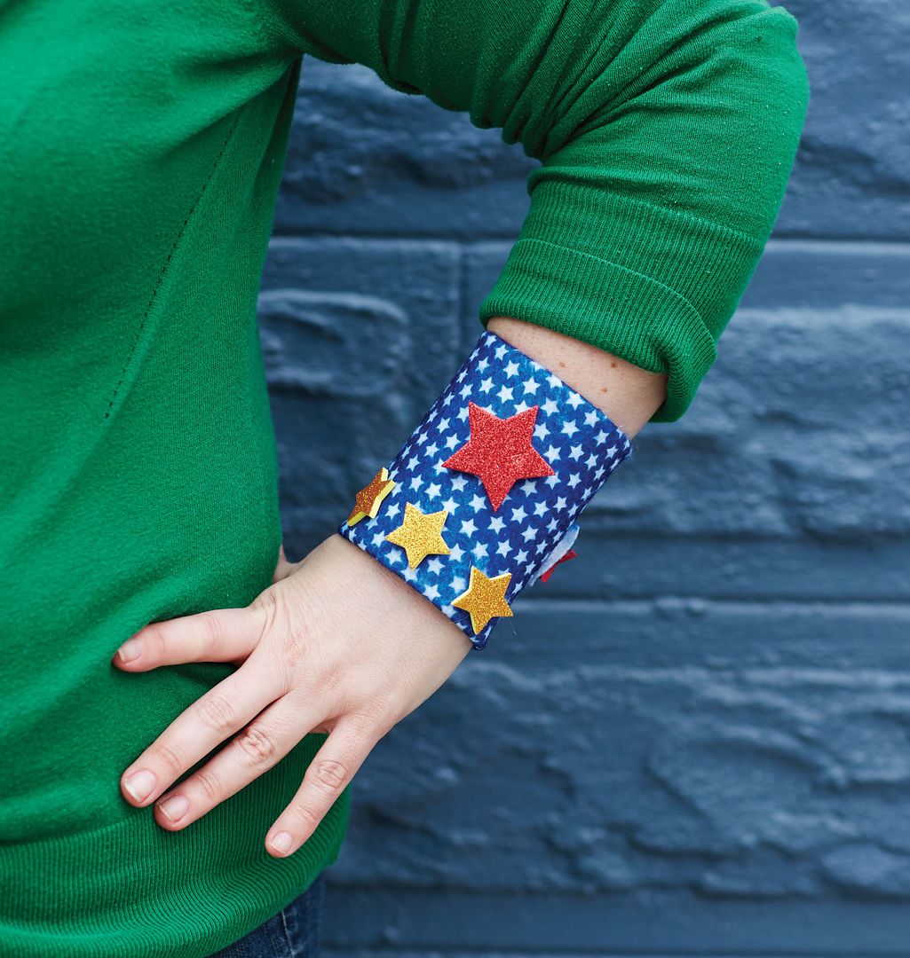 Grrl power arm bands, because we all have a superpower. 