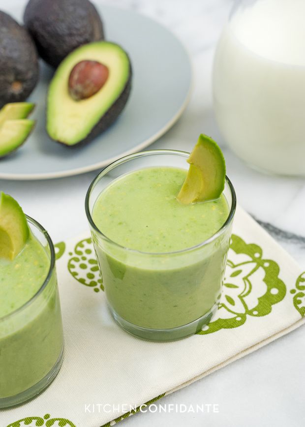 Whoa! Turn avocados into this easy, sweet Avocado Milk Drink at Kitchen Confidante. The kids will love this (especially if you just call it 