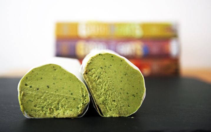 A creative way to use avocado AND the best topping for corn on the cob: Avocado Compound Butter from Alton Brown. Yum!