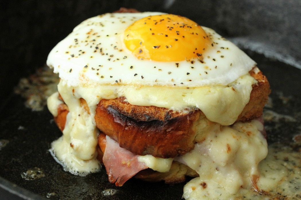 Feeling down? Try this croque madame, my favorite variation on the grilled cheese, from How to Feed a Loon.