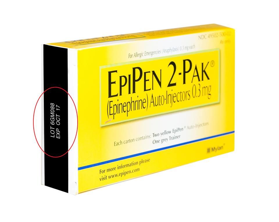 Attention food allergy families! Mylan has issued an EpiPen recall from 13 lots of injectors. 