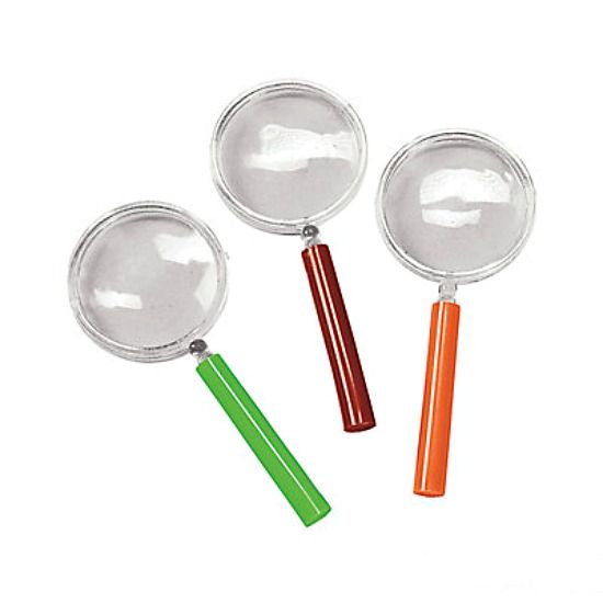 Escape Room Party: Magnifying Glasses party favors from Oriental Trading Company