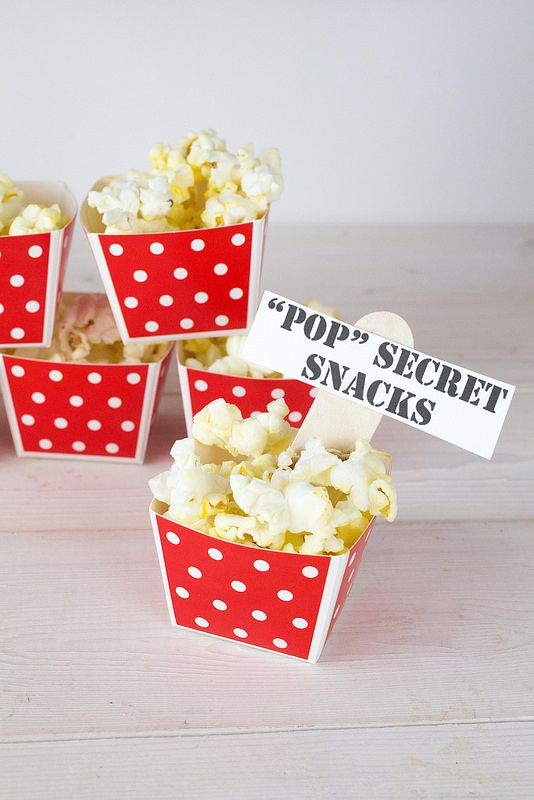 Escape Room Party: Pop-Secret Snack idea from The Nerd's Wife