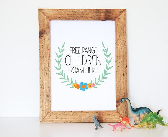 Awesome Free Range Children Mother's Day print from Karen Walk. 