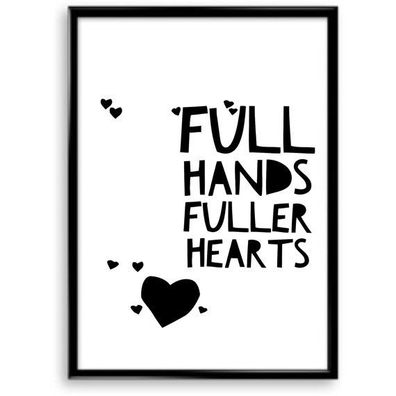 Loving the design of this Full Hands, Fuller Hearts Mother's Day from Les Petits Prints. 