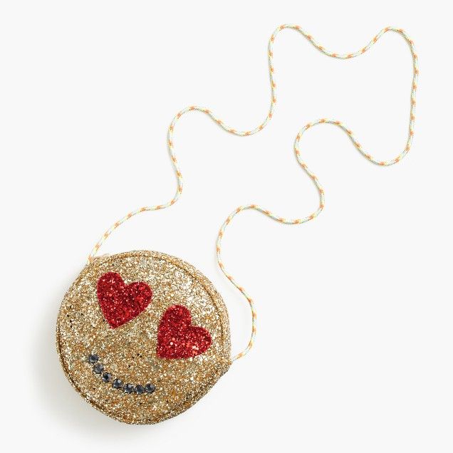 Valentine's Day gifts for kids: Glitter Emoji Bag Valentine's Day from J.Crew