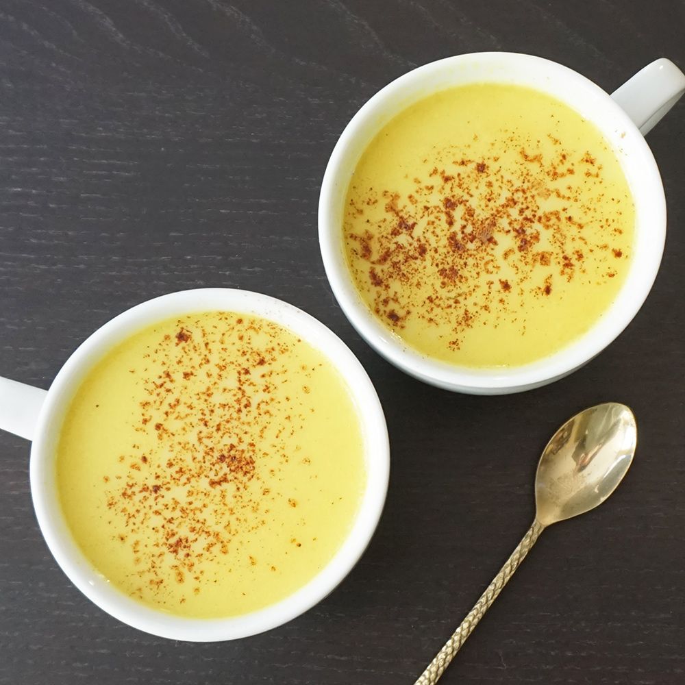 Immunity-boosting foods: Not sure how to incorporate turmeric into your diet? Try this yummy-looking Golden Milk at Bijoux & Bits.