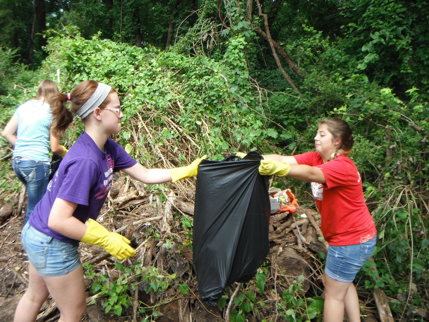 Community involvement ideas: See if a body of water near you has an organized clean-up day or start your own!