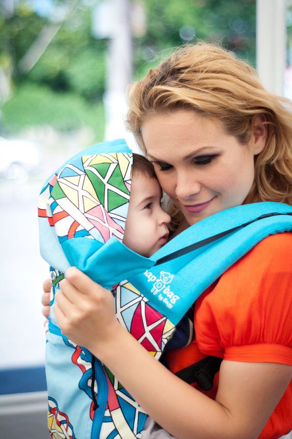 Stylish baby carriers for International Babywearing Week we love the colors of the Kaleidoscope Baby Carrier by Bagy