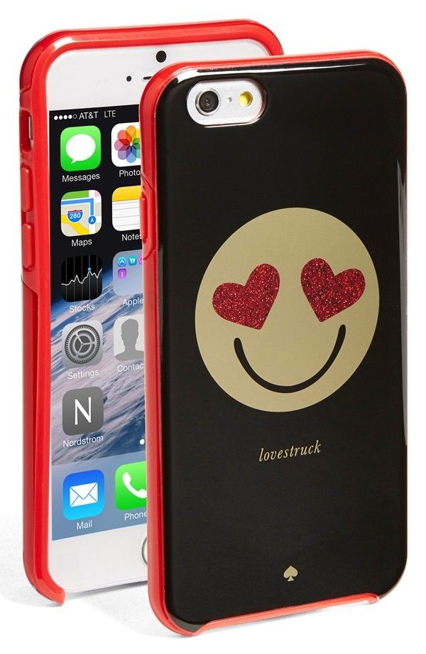 Emoji smart phone cases: Lovestruck from Kate Spade NY