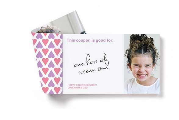 Valentine's Day gifts for kids: Personalized Love Coupons for Kids Pinhole Press