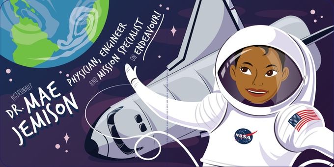 The Launch Ladies children's book features trailblazers like astronaut Dr. Mae Jemison. So cool!