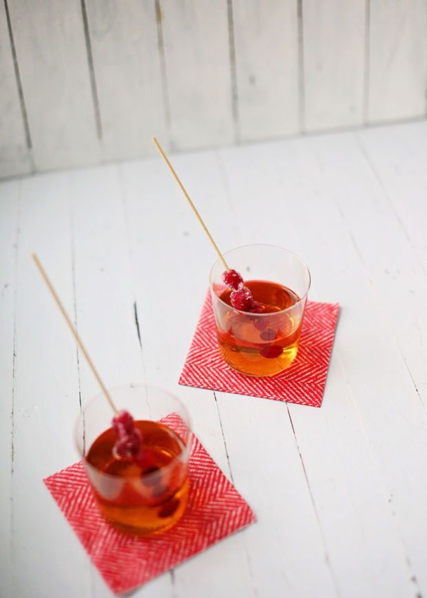 Holiday cocktails and mocktails: Keep it classy with these Merry Manhattans from Foodess. 