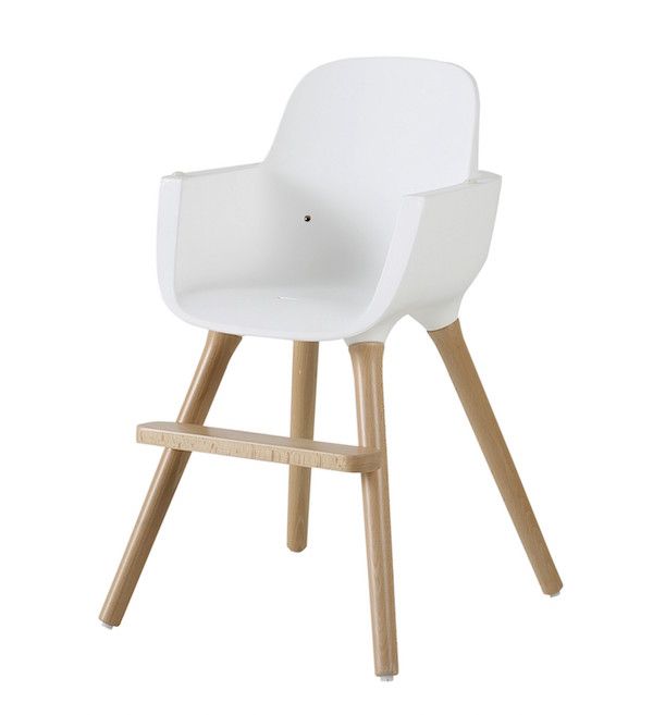 The Micuna Ovo high chair converts to a stylish toddler chair. Smart modern baby furniture for the win.