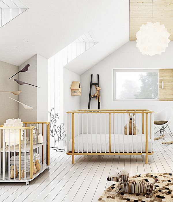 Modern baby furniture: The gorgeous Micuna Life crib is perfect for any modern kids nursery.