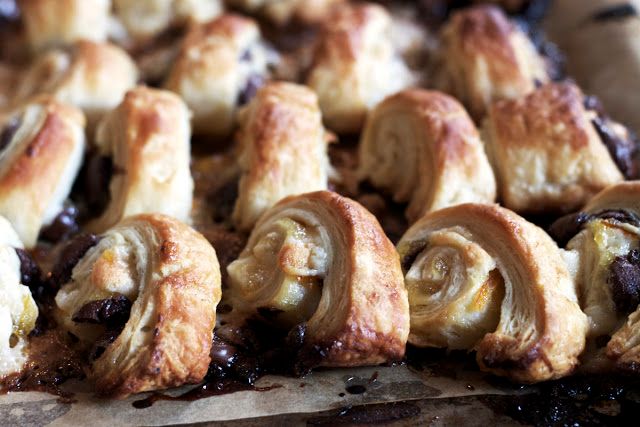 Hanukkah recipes: These Marzipan + Dark Chocolate + Orange Rugelach combine some of the very best holiday flavors. | My Name is Yeh 