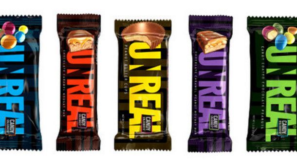 Natural Halloween candy: Unreal Candy bars
