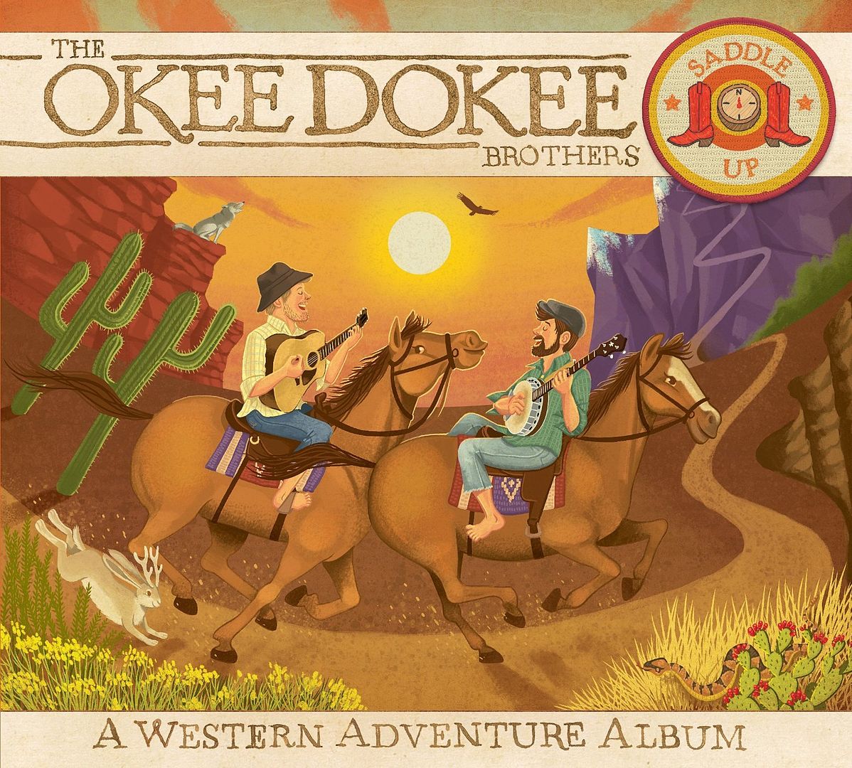 Okee Dokee Brothers new album, Saddle Up: a Western Adventure Album | Amazon