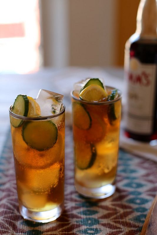 Mother's Day afternoon tea party recipes: Pimm's Cup Cocktail at Joy the Baker