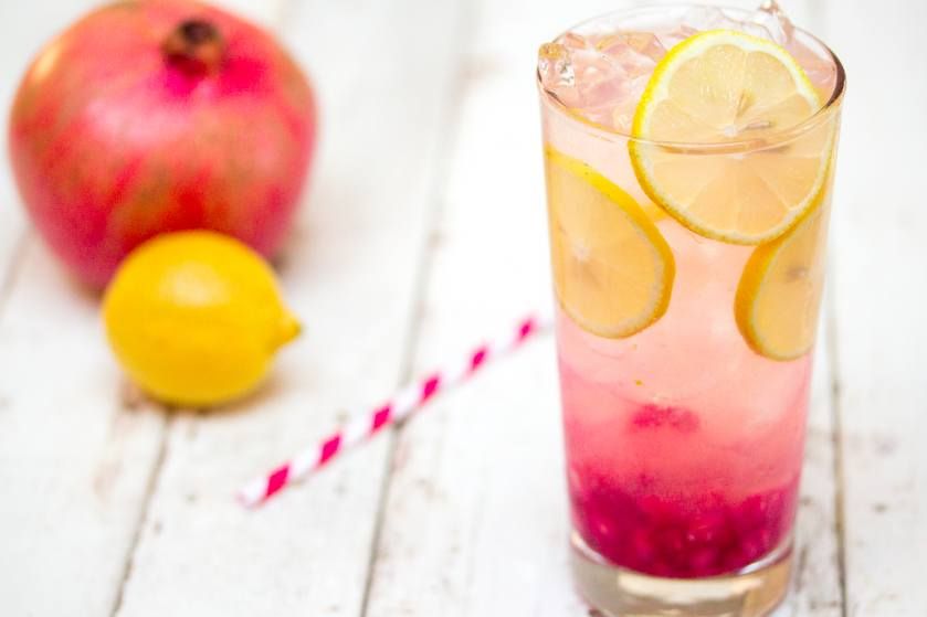 Fruity lemonade recipes for spring and summer: This Pomegranate Lemonade at From the Grapevine just got a lot easier!