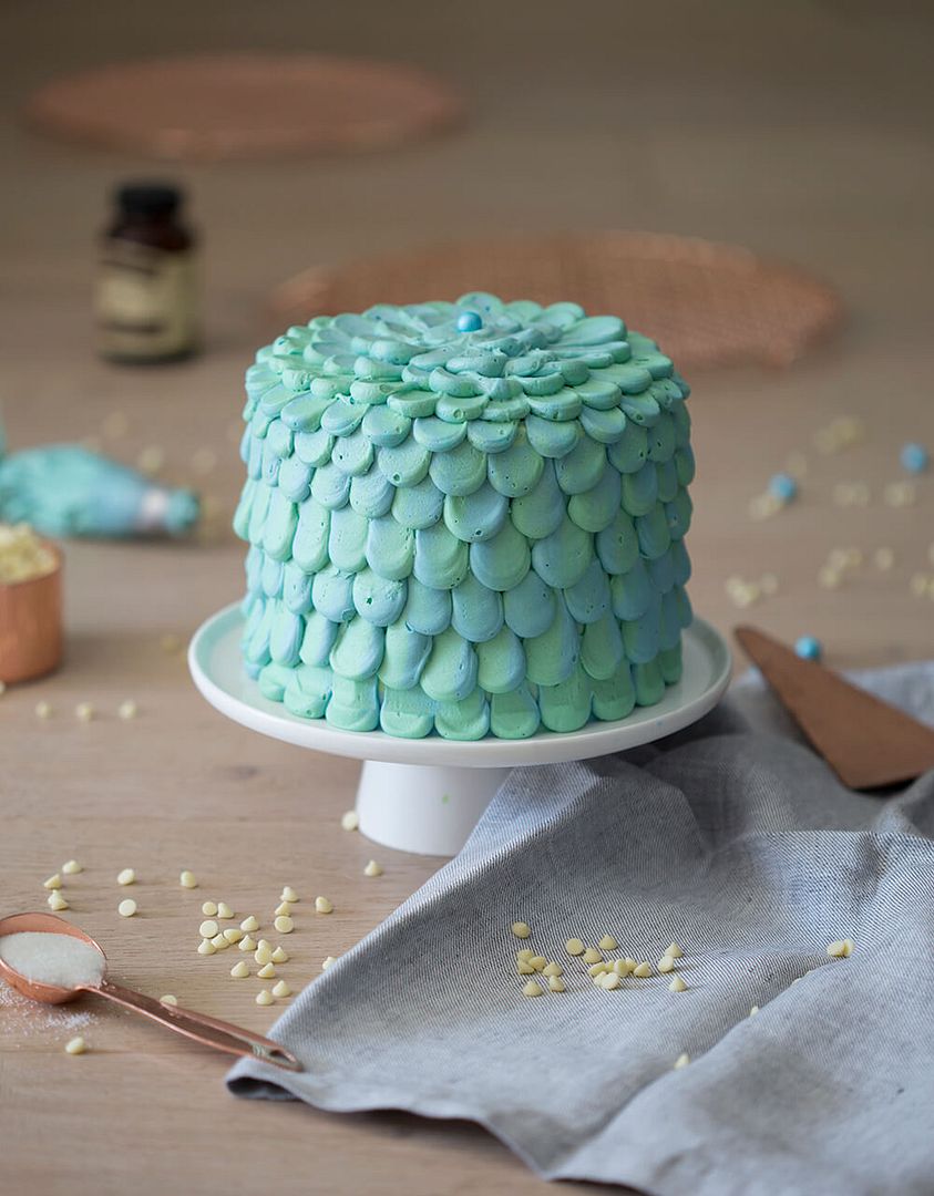 Mermaid party treats: Mermaid Cake | Preppy Kitchen