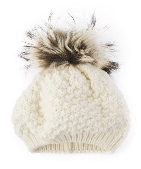 This adorable Rabbit Fur Beret by Echo is definitely topping my holiday wish list. 