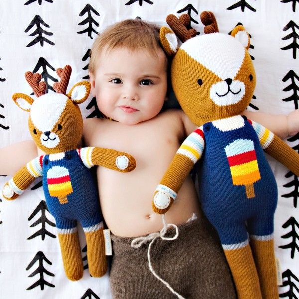Gifts for new moms: Feed a hungry belly and make a baby smile with these awesome handmade dolls from Cuddle & Kind. 