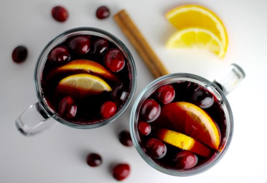Holiday cocktails and mocktails: Enjoy this summer drink anytime with this Hot Spiced Cranberry Sangria at Sarah 'n Spice. 