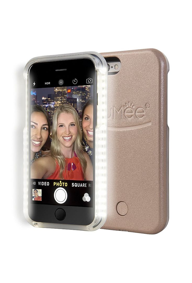 Cool selfie cases and flashes: LuMee illuminated case is what the Kardashians use, so there's some selfie cred right there