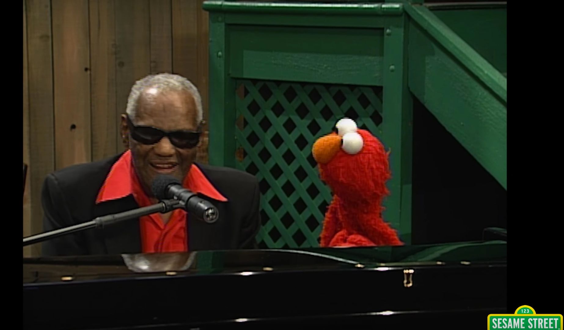 Black History Month on Sesame Street: Ray Charles sings Believe in Yourself with Elmo