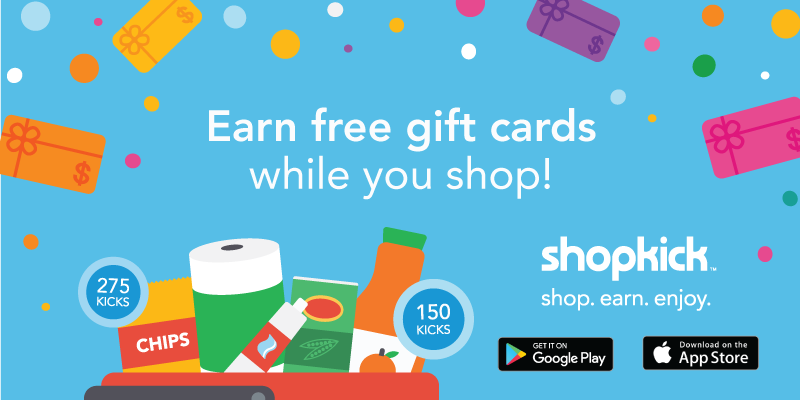 Earn rewards while you shop with ShopKick| Sponsor