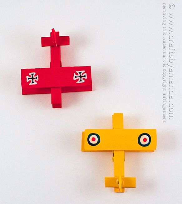 Peanuts party ideas: Snoopy's red baron airplanes on Crafts by Amanda