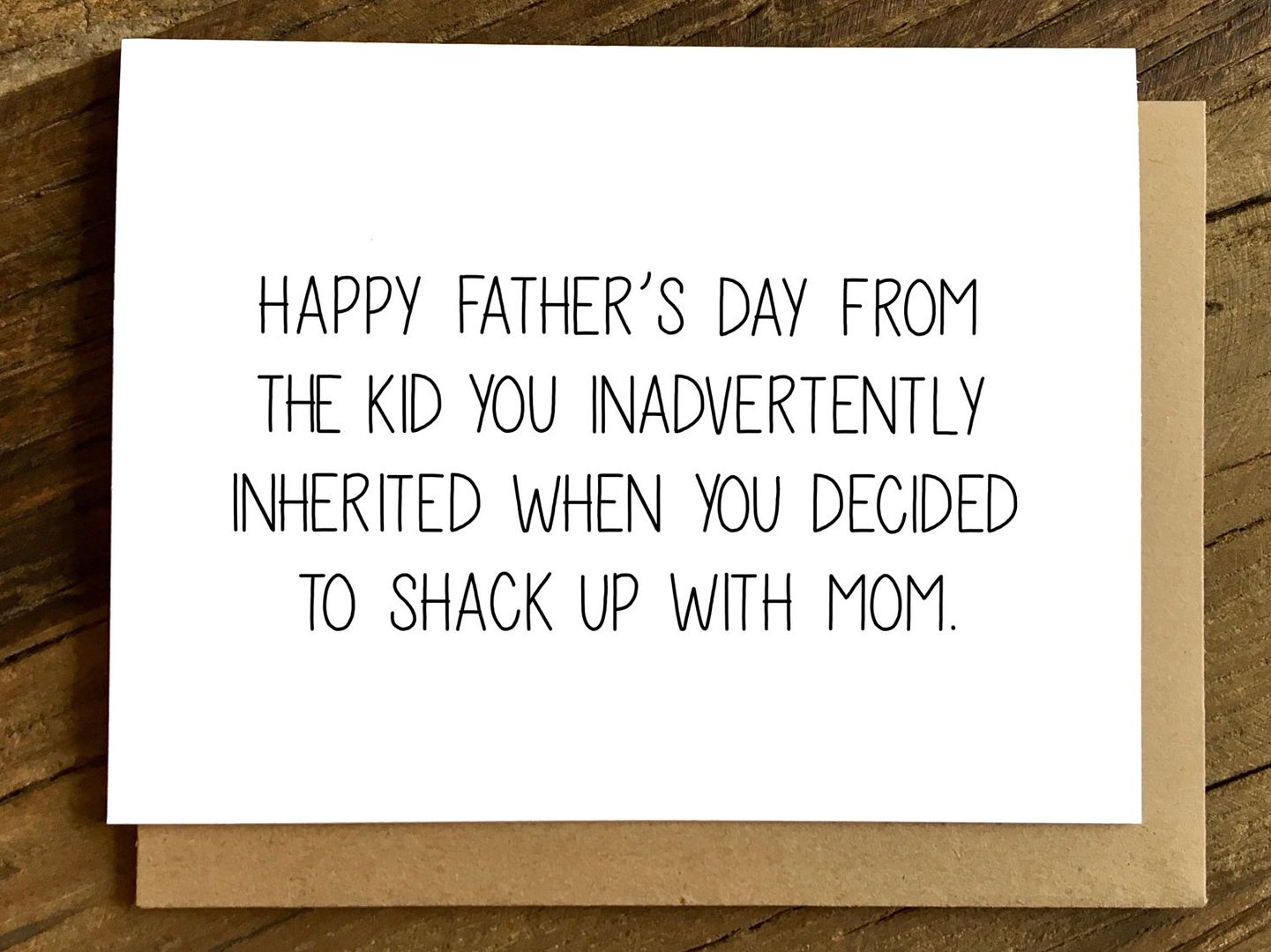 Funniest Father's Day cards: Step Dad Father's Day Card from Cheeky Kumquat